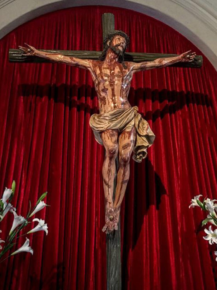 “Crucificado de la Sangre”, por Martín Alonso de Mesa para la Iglesia de Santo Domingo (1619).